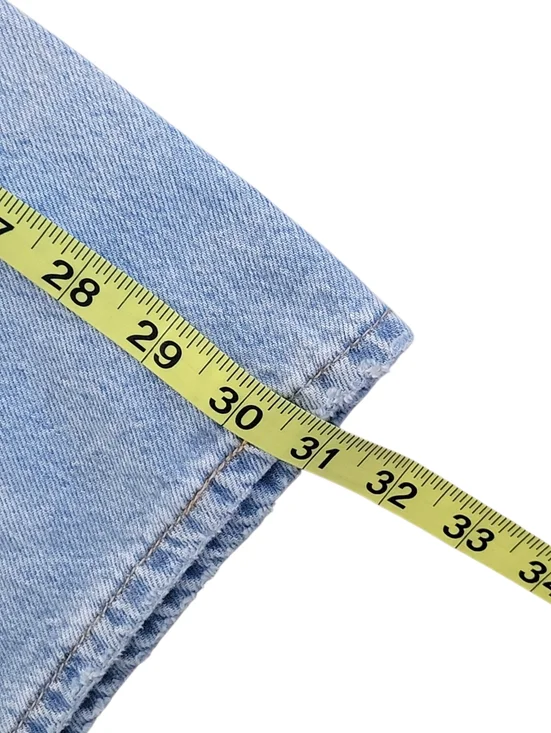 NWT Universal Thread Super Wide Leg Light Wash Jeans 100% Cotton Plus Size 16 - Picture 15 of 16